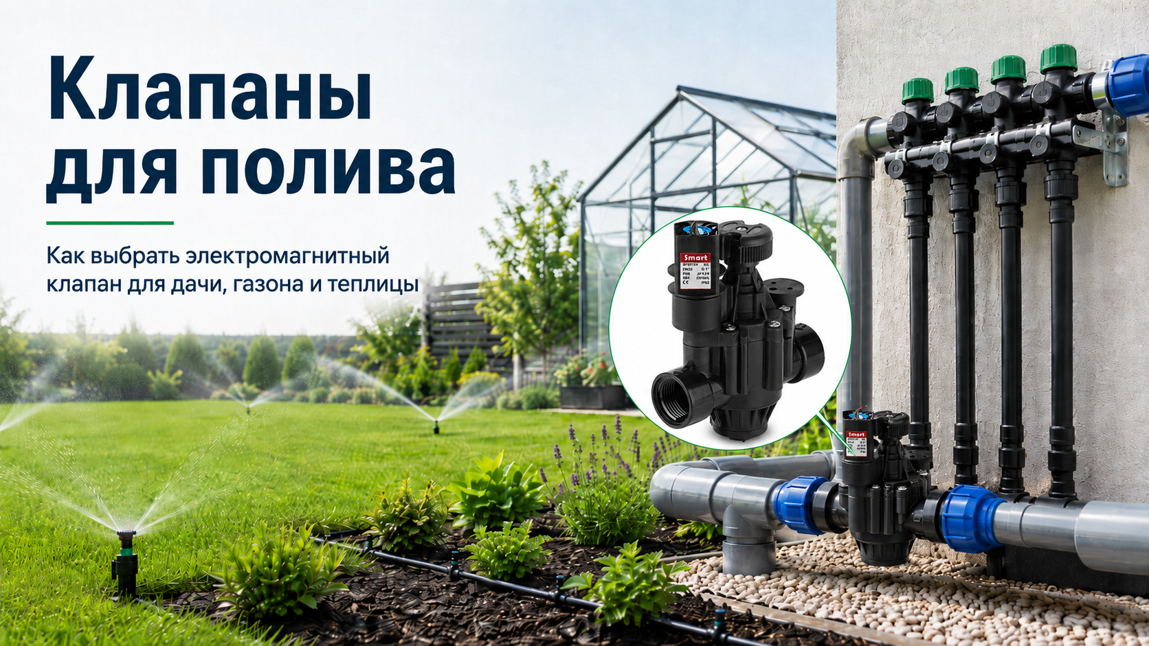 Как выбрать клапан для полива электромагнитный для дачи, газона и теплицы Как выбрать клапан для полива электромагнитный для дачи, газона и теплицы
