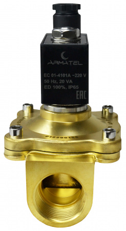 Электромагнитный клапан латунный PN10 DN25 Armatel LA-1010ST AC110V G1 